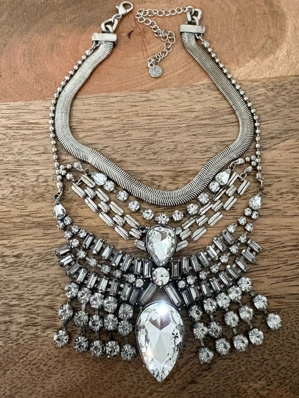 DYLANLEX Spark Swarovski Crystal Statement Necklace Rare GWP Exclusive